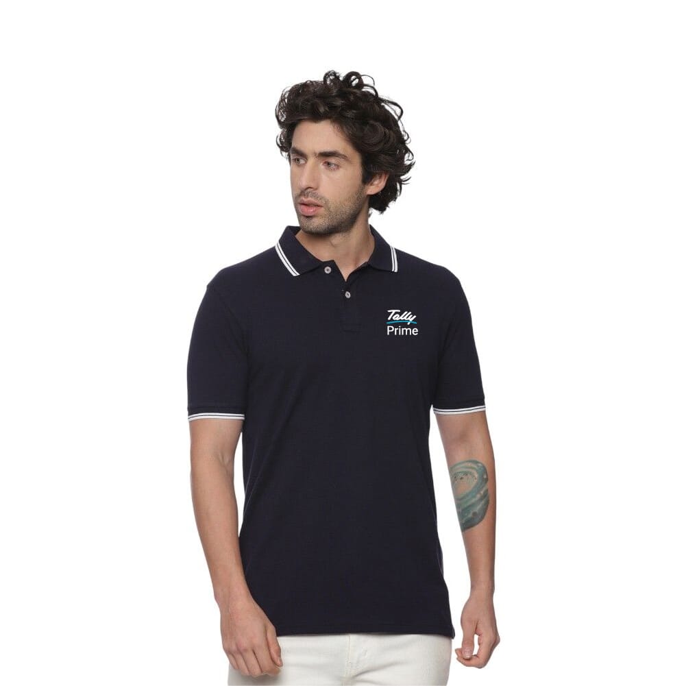 Allen Solly Polo T-shirt Men- Navy Blue SW